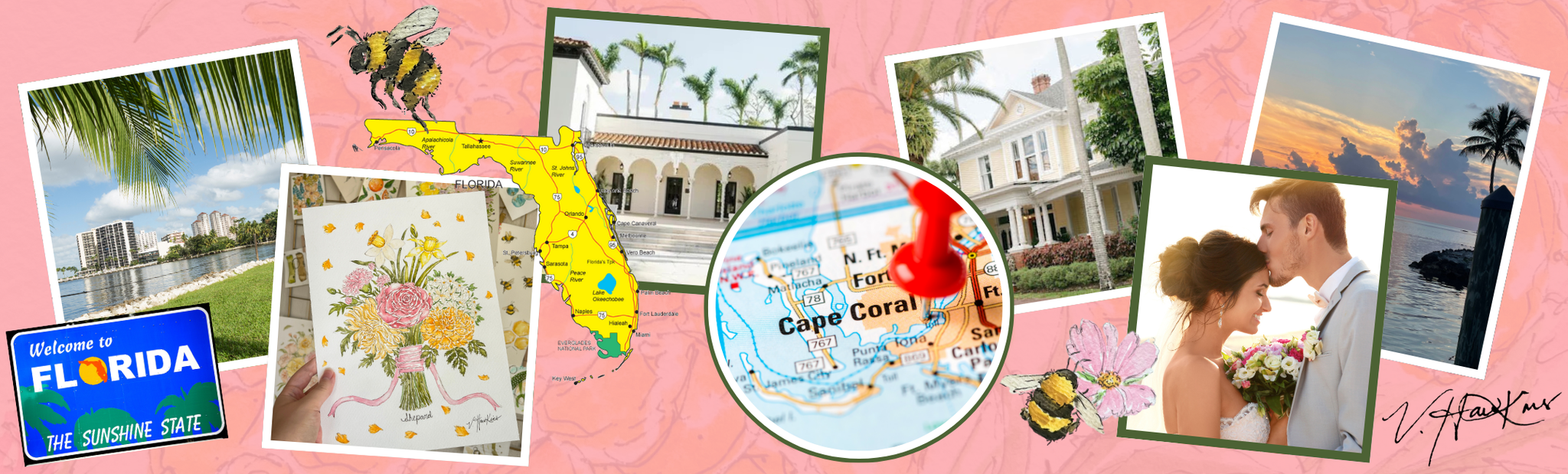 Custom Watercolor Bouquets - Proudly Serving Southwest Florida