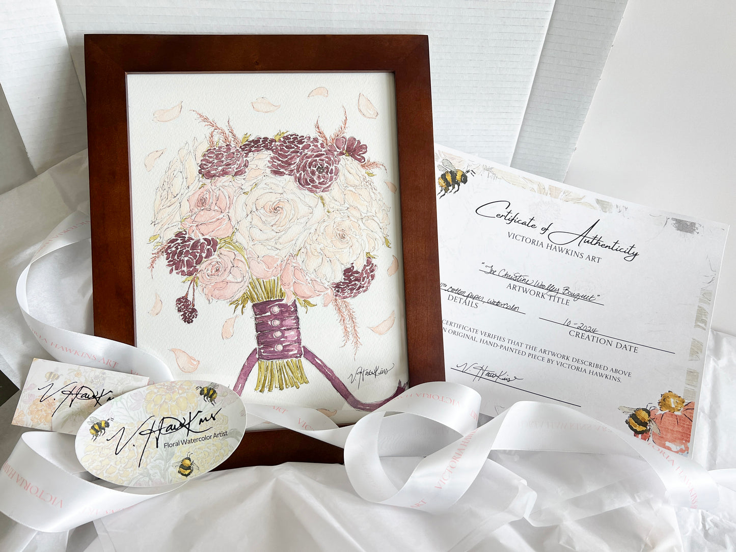 Custom Watercolor Bouquet Package