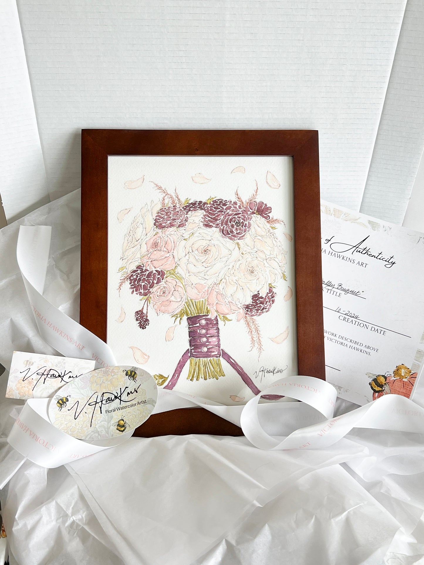 Custom Watercolor Bouquet Package