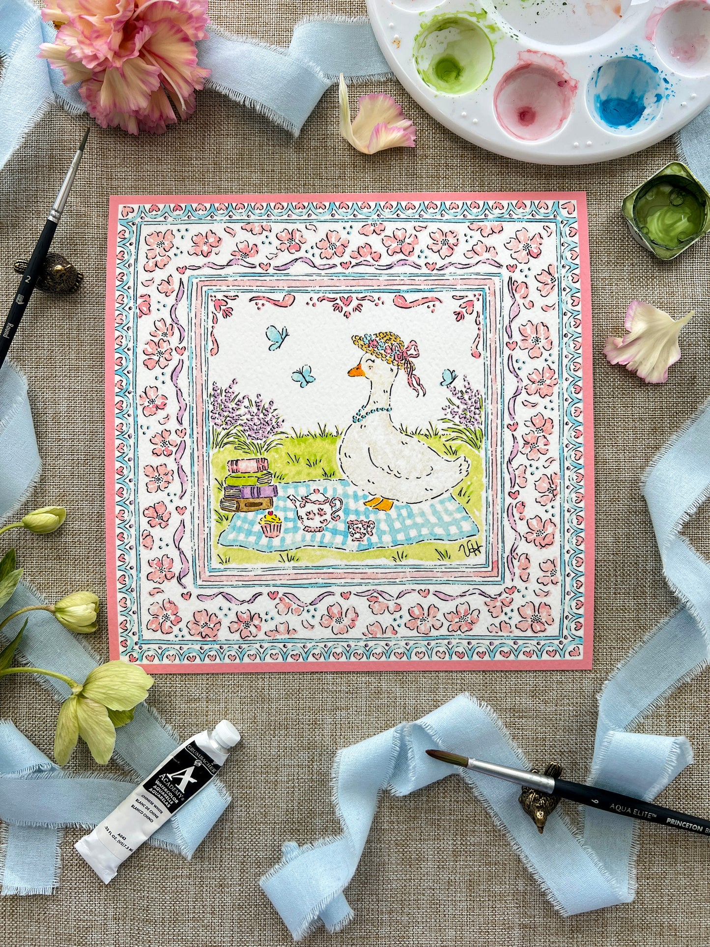 Coming August 14th - Whimsical Goose Art Print