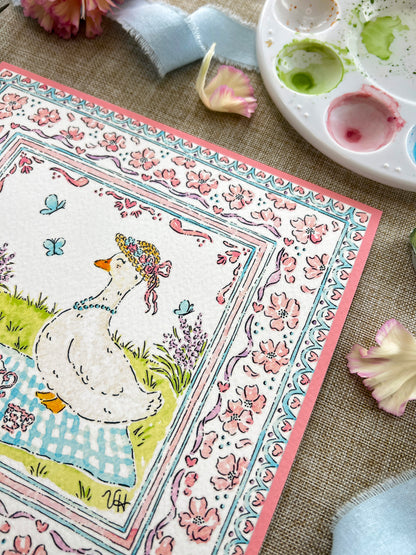 Coming August 14th - Whimsical Goose Art Print