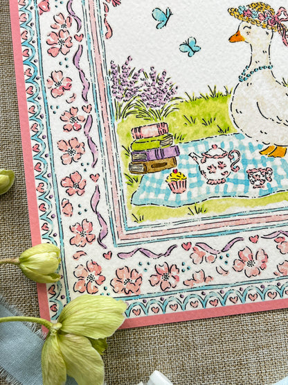 Coming August 14th - Whimsical Goose Art Print