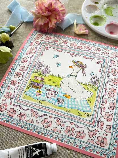Coming August 14th - Whimsical Goose Art Print