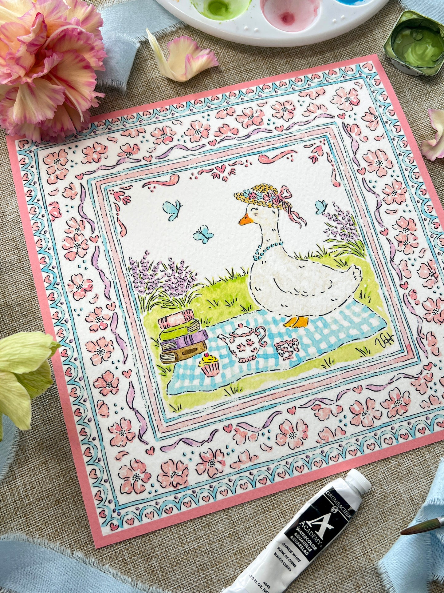 Coming August 14th - Whimsical Goose Art Print