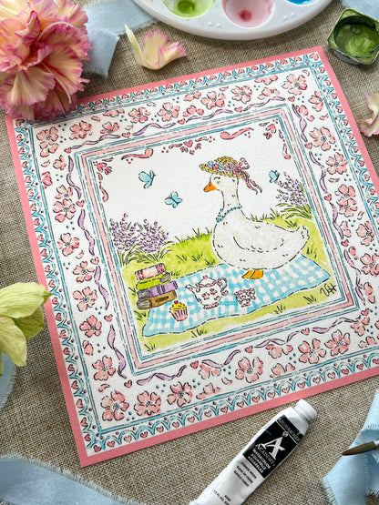 Coming August 14th - Whimsical Goose Art Print