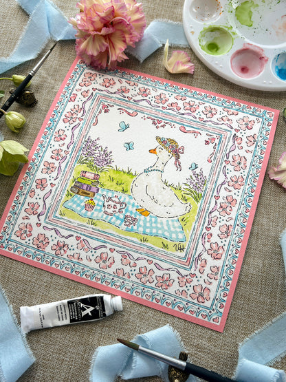 Coming August 14th - Whimsical Goose Art Print